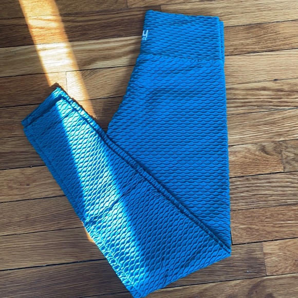 Booty by Brabants Pants - Booty by Brabants Turquoise Croco Skin Leggings